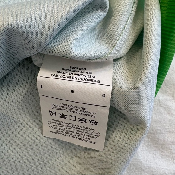 Nike LFC Men's Green and White Away Jersey - Picture 5 of 9